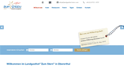 Desktop Screenshot of landgasthof-stern.com